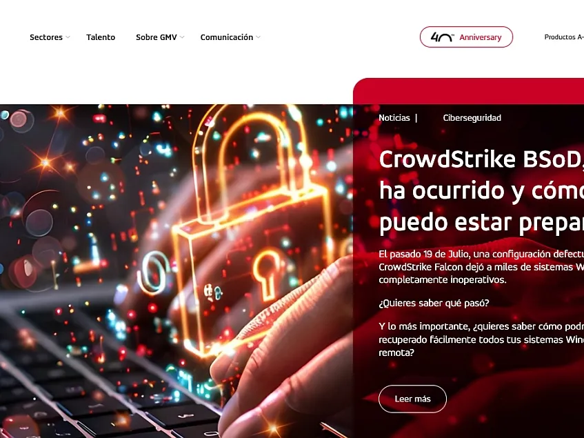 GMV corporate website