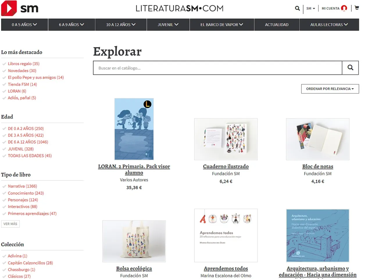 Portfolio Interdruper - webs Drupal - es.literaturasm.com